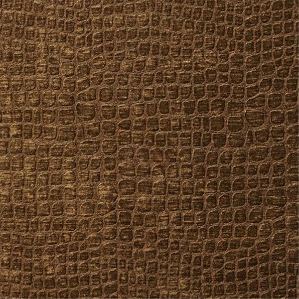 Designer Fabrics K0151K 54 in. Wide Brown Textured Alligator Shiny Woven Velvet Upholstery Fabric K0151K - main